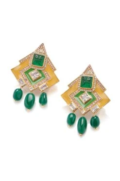 Aulerth Rumeli Angular Earrings By JJV By JJ Valaya 10 Aulerth Rumeli Angular Earrings By JJV By JJ Valaya -Celestiagem Jewelry Shop 9523ault5 4