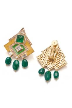 Aulerth Rumeli Angular Earrings By JJV By JJ Valaya 11 Aulerth Rumeli Angular Earrings By JJV By JJ Valaya -Celestiagem Jewelry Shop 9523ault5 5