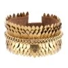 Deepa Gurnani Gold Brass Cuffs -Celestiagem Jewelry Shop cu4843gld 1
