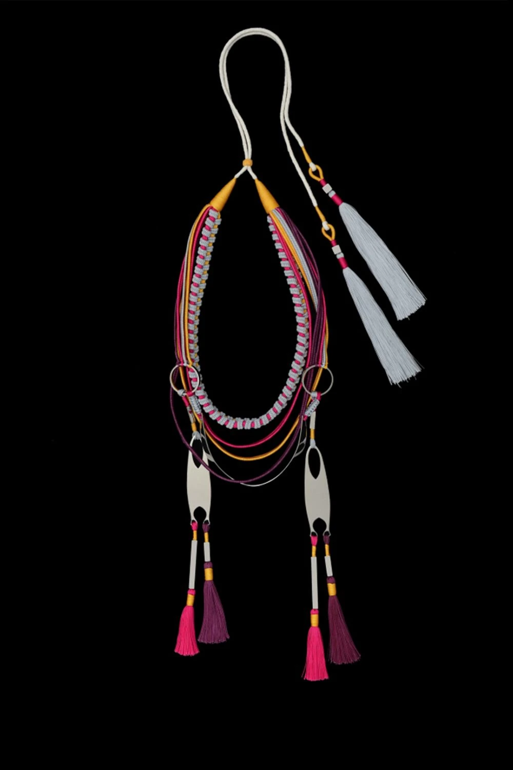 En Inde Multi-coloured Tassel Necklace 3 En Inde Multi-coloured Tassel Necklace