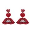 Deepa Gurnani Lips Earrings -Celestiagem Jewelry Shop erl4558