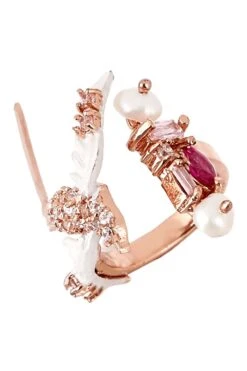 Outhouse Rose Midi Ring -Celestiagem Jewelry Shop ohbd19ri021 3