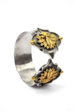 Sangeeta Boochra Sangeeta Boochra X Santoshi Shetty Silver Cuff -Celestiagem Jewelry Shop sbb 7001 3