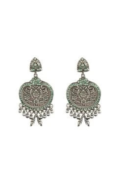 Sangeeta Boochra Handcrafted Silver Earrings