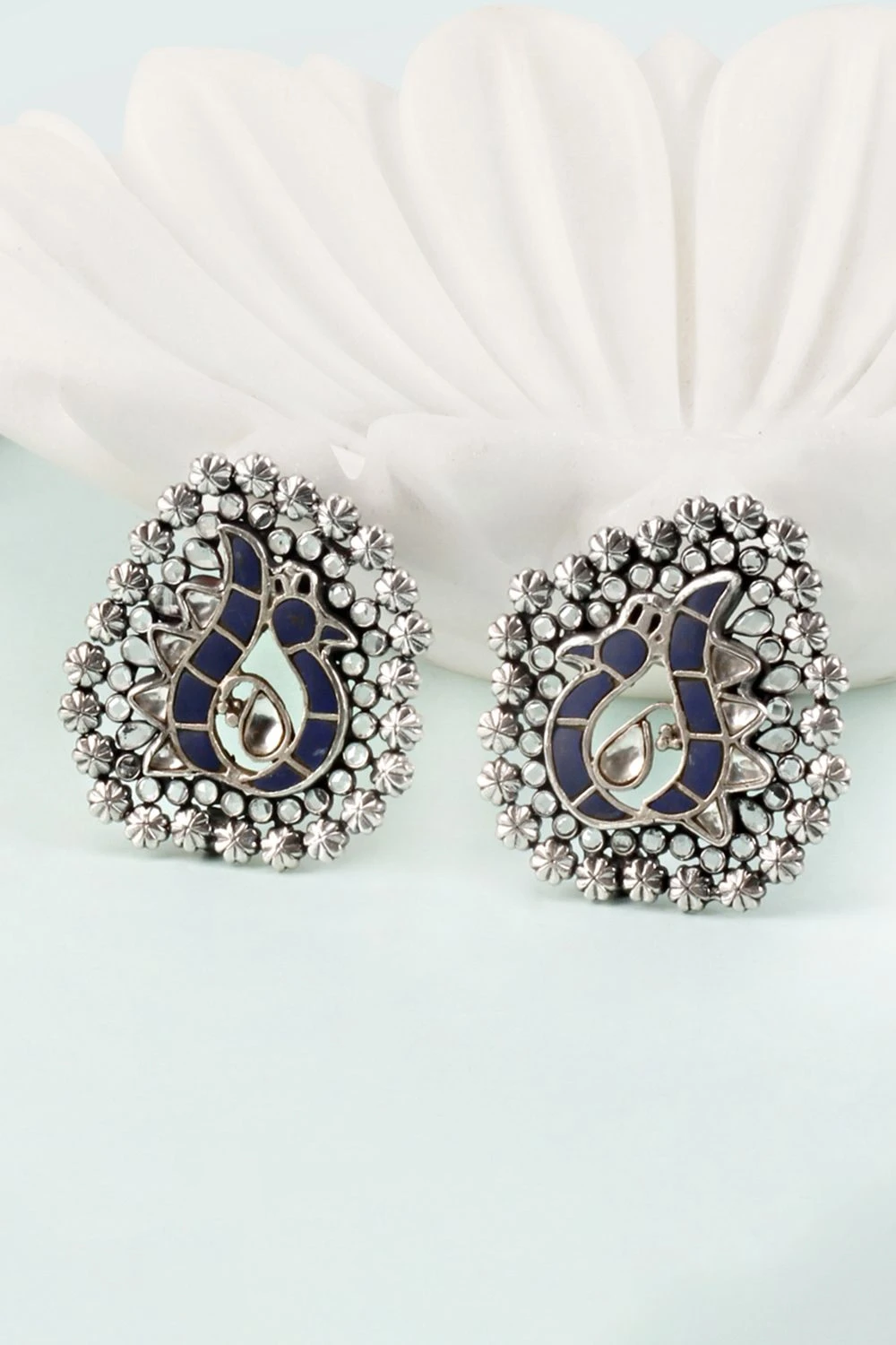 Sangeeta Boochra Silver Handcrafted Studs 3 Sangeeta Boochra Silver Handcrafted Studs