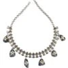 Sangeeta Boochra Handcrafted Silver Necklaace With Indigo Stones -Celestiagem Jewelry Shop sbn 60110 1