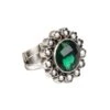 Sangeeta Boochra Silver Handmade Emerald Studded Ring 1 Sangeeta Boochra Silver Handmade Emerald Studded Ring -Celestiagem Jewelry Shop sbr 5366 1