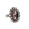 Sangeeta Boochra Handcrafted Silver Ring With Gem Stone